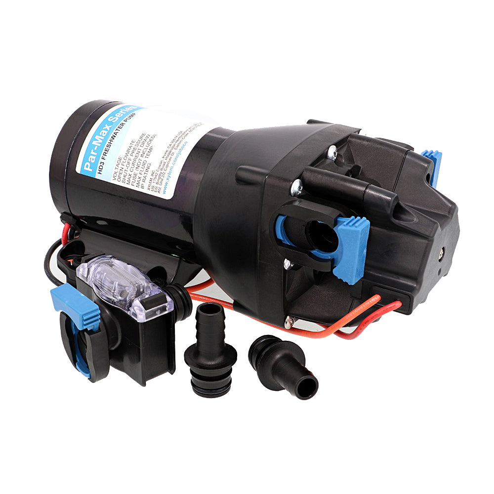 Jabsco ParMax HD3 Heavy Duty Water Pressure Pump 12V 3 GPM 60 PSI Q301J118S3A